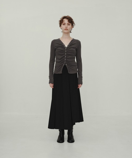 スカート CITY TOKYO Asymmetry Tuck Skirt Asymmetry Tuck Skirt/アシンメトリータックスカート（スカート