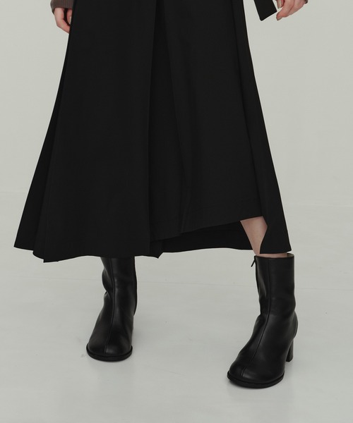 Asymmetry Tuck Skirt/アシンメトリータックスカート（スカート