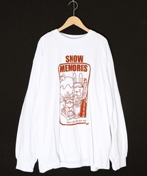 353135：ラビルとネコのスノーメモリーズロンT