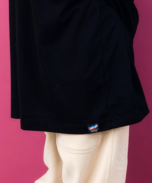 ScoLar Parity(スカラーパリティ)の「353135:ラビルとネコのスノーメモリーズロンT(Tシャツ/カットソー・レディース・オフホワイト/ブラック/カーキ・M)」の7枚目の写真