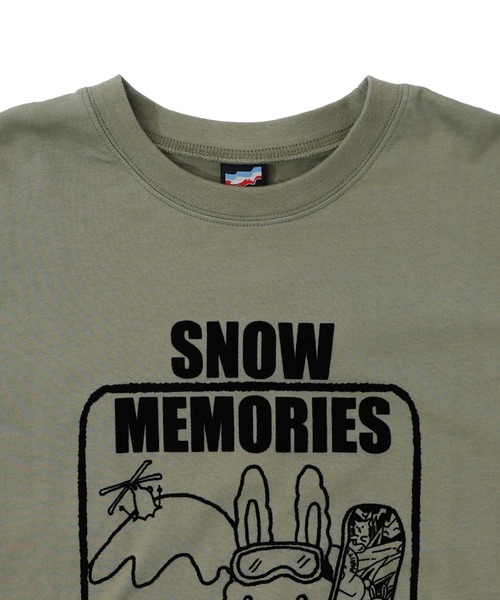 ScoLar Parity(スカラーパリティ)の「353135:ラビルとネコのスノーメモリーズロンT(Tシャツ/カットソー・レディース・オフホワイト/ブラック/カーキ・M)」の22枚目の写真