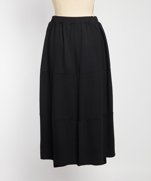 gomme(ゴム)の「レギンスレイヤードスカート(スカート・レディース・ブラック・MEDIUM)」の10枚目の写真