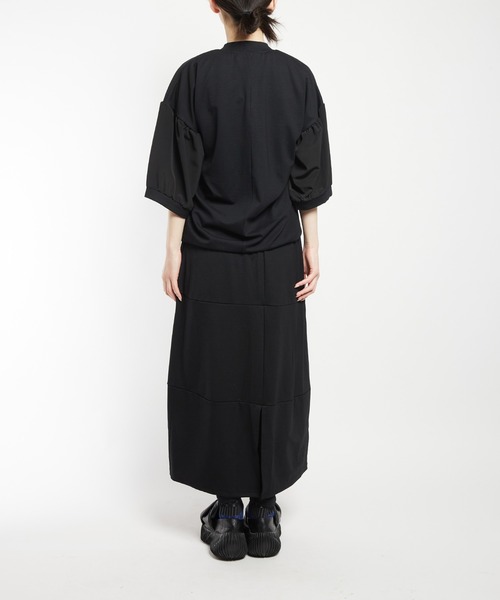 gomme(ゴム)の「レギンスレイヤードスカート(スカート・レディース・ブラック・MEDIUM)」の20枚目の写真