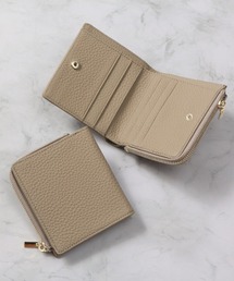 Blanc Pomme（ブランポム）の「本革 コンパクト 二つ折り財布（財布）」