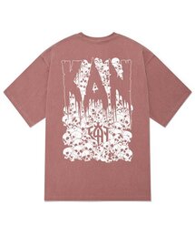 KTPP0093 ダークスカルピグメント半袖Tシャツ - ピンク