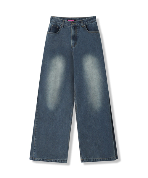 Vivacious(ビバシャス)の「Second Side-Point Pants YELLOW BLUE(デニムパンツ・レディース・イエロー・LARGE/MEDIUM/SMALL)」の3枚目の写真