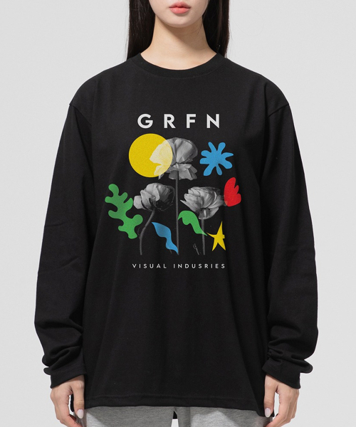 GRANFINNY(グランフィニ)の「ビジュアルグラフィックレギュラーロングスリーブ-ブラック(Tシャツ/カットソー・レディース・ブラック・MEDIUM/LARGE/X-LARGE)」の3枚目の写真