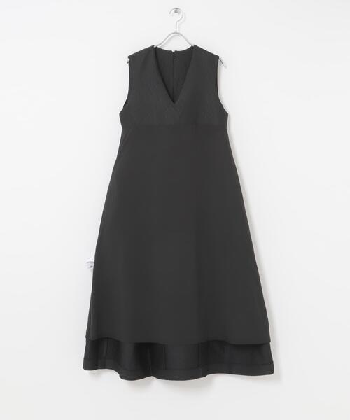 アーバンリサーチ ロッソ（URBAN RESEARCH ROSSO）/ジャガードフォルムレイヤードワンピース セール】ジャガードフォルムレイヤードワンピース（ワンピース