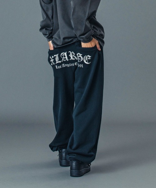 XLARGE｜エクストララージのスウェットパンツ（ブルー・ネイビー/青色