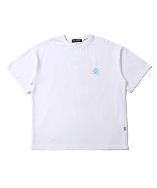 SEARCH410(サーチ410)の「イーエスティロゴ半袖Tシャツホワイト(Tシャツ/カットソー・メンズ・その他・LARGE/MEDIUM)」の1枚目の写真
