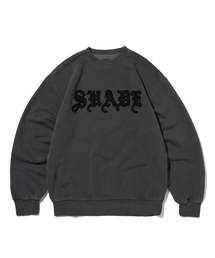 suade（スエード）の「CUT OFF CREWNECK [PIGMENT BLACK]（スウェット）」
