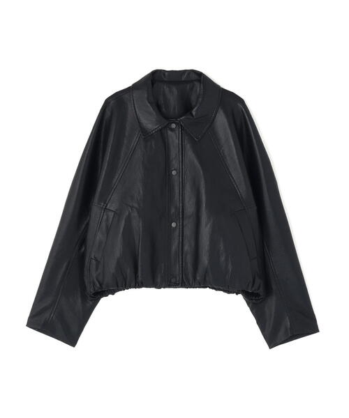 ROYAL FLASH(ロイヤルフラッシュ)の「MITSUKI/ミツキ/シングルショートフェイクレザージャケット(その他アウター・レディース・ブラック・F)」の16枚目の写真