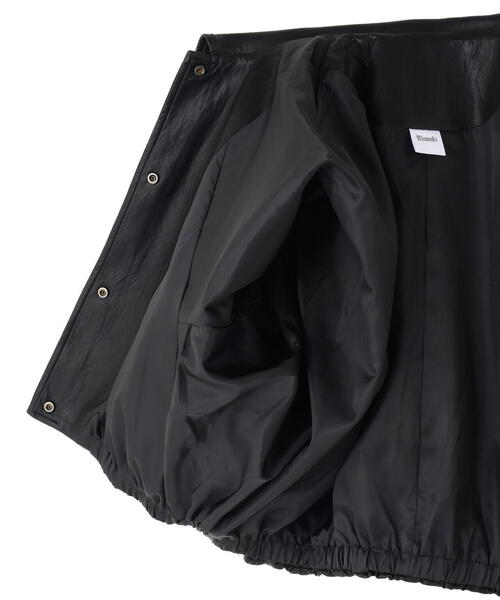 ROYAL FLASH(ロイヤルフラッシュ)の「MITSUKI/ミツキ/シングルショートフェイクレザージャケット(その他アウター・レディース・ブラック・F)」の18枚目の写真