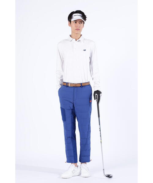 New Balance Golf(ニューバランスゴルフ)の「タイプライターロゴ ボーダー 長袖 カラーシャツ (MENS SPORT)(その他トップス・メンズ・ホワイト/ブラック・XX-LARGE)」の22枚目の写真