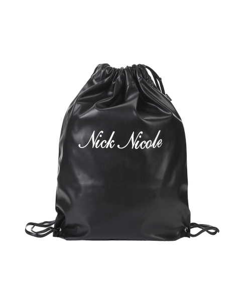 NICK&NICOLE(ニックアンドニコール)の「NICOLE LEATHER STRING BACKPACK_BLACK(ショルダーバッグ・レディース・その他・FREE)」の1枚目の写真