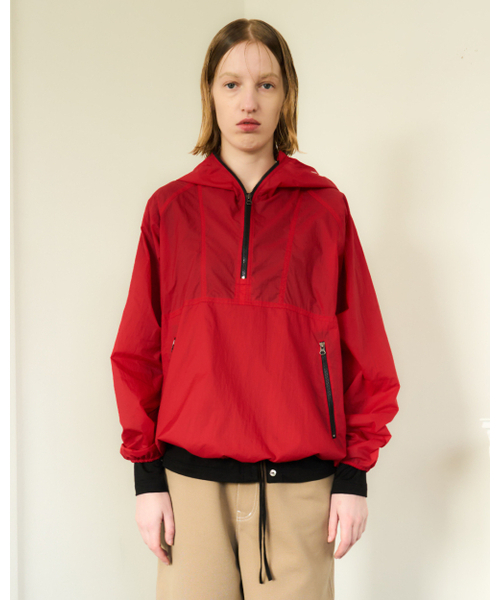 SEEN(シーン)の「PACKABLE TRECKING WIND TOP (Red)(マウンテンパーカー・レディース・その他・SMALL/MEDIUM/LARGE)」の1枚目の写真