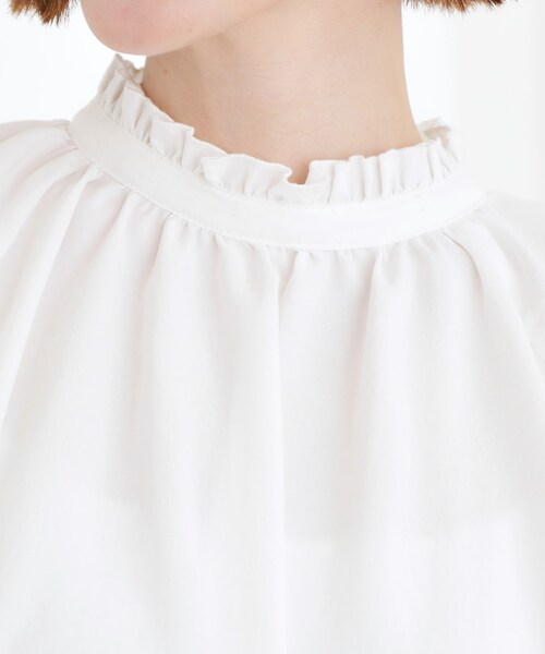 grove（グローブ）の「【マルチWAY】アソートボウタイブラウス【手洗いOK】（シャツ/ブラウス・レディース・オフホワイト/ネイビー系2/ホワイト系6・02/03/01/04/05）」の5枚目の写真