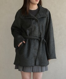 31 Sons de mode | スタンドカラーショートコート(チェスターコート)