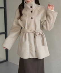 31 Sons de mode | スタンドカラーショートコート(チェスターコート)