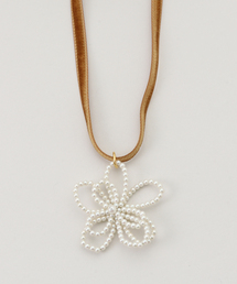 La TOTALITE | POP ADER.bijoux/ポップ アデルビジュー Noemie velour necklace(ネックレス)