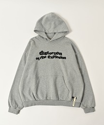 【ADAMPATEK/アダムパテック】distortion pullover hoodie ロゴパーカー
