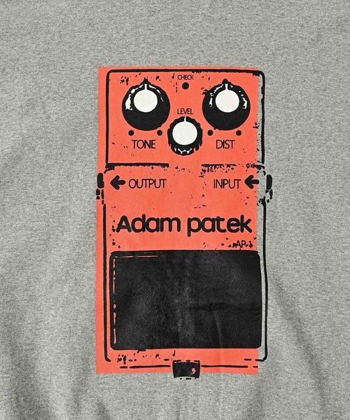 ADAM PATEK(アダムパテック)の「【ADAMPATEK/アダムパテック】distortion pullover hoodie ロゴパーカー(パーカー・メンズ・ブラック/杢グレー・1/2)」の16枚目の写真