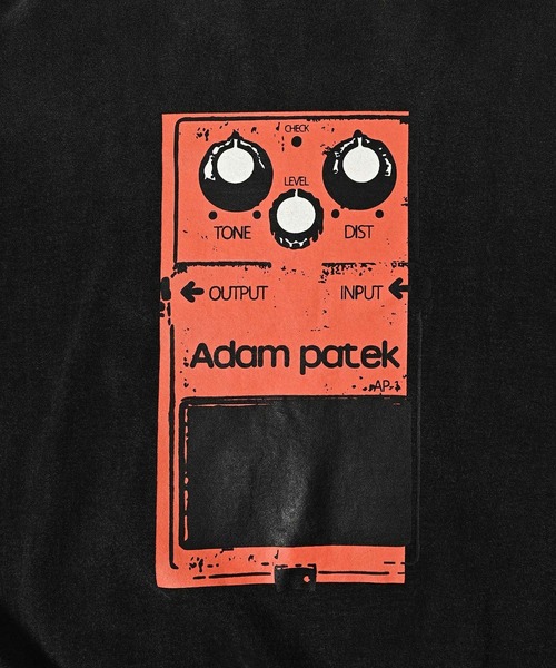 ADAM PATEK(アダムパテック)の「【ADAMPATEK/アダムパテック】distortion pullover hoodie ロゴパーカー(パーカー・メンズ・ブラック/杢グレー・1/2)」の19枚目の写真