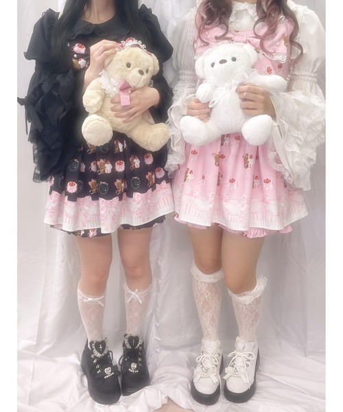 Ank Rouge（アンクルージュ）の「くまちゃんぬいぐるみポシェット（ショルダーバッグ・レディース・ホワイト/ベージュ・FREE）」の4枚目の写真