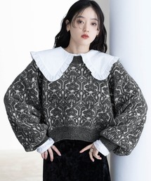 RAGEBLUE | モールジャガードショートニット(ニット/セーター)