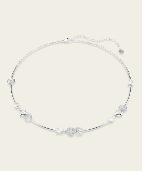 公式】【スワロフスキー】Idyllia ネックレス, ハートと矢, ホワイト