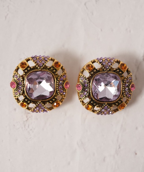 Port(ポート)の「【 Port / ポート 】 デザイン ビジュー ピアス #(ピアス(両耳用)・レディース・イエロー/パープル/ピンク/ホワイト/イエロー系その他・FREE)」の12枚目の写真