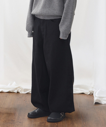 Ballon Denim Pants - Black