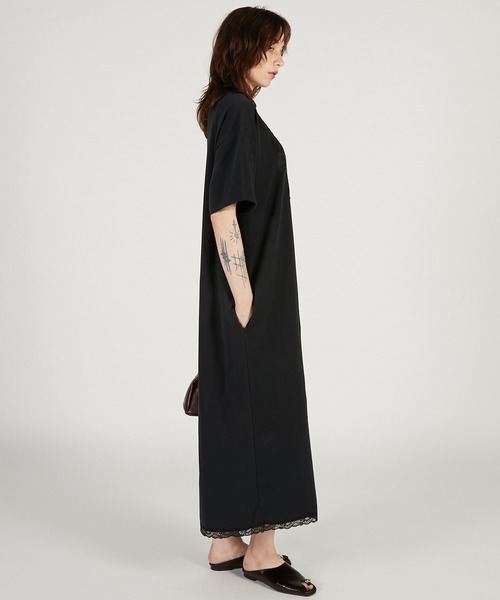 PRANK PROJECT（プランクプロジェクト）の「【2026Spring Pre-Order】ROGUEマキシワンピ / ROGUE Maxi One-Piece（ワンピース・レディース・グレー/ブラック・38/36）」の6枚目の写真