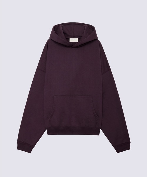 markaware（マーカウェア）の「【markaware/marka】オーガニックコットンヘビー吊裏毛 / ヒュージショートパーカー（パーカー・メンズ・グレー/ネイビー/パープル・1/2）」の6枚目の写真