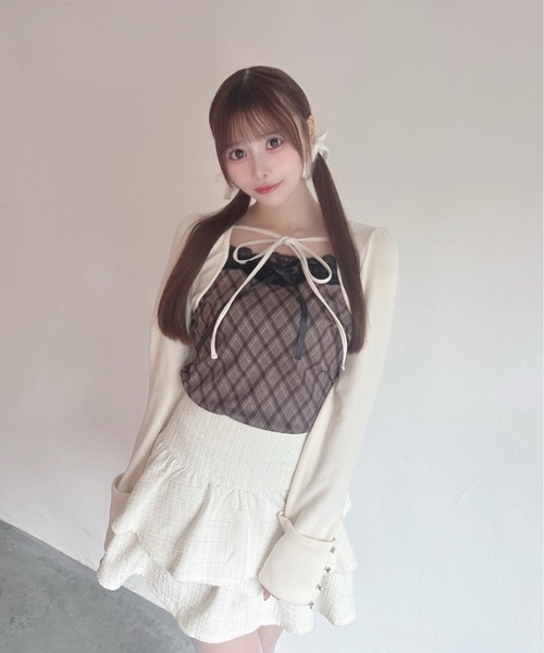 one way（ワンウェイ）の「レースボレロ風トップス（Tシャツ/カットソー・レディース・ベージュ系その他/グレー系その他/ブラウン系その他/ブラック系その他・FREE）」の11枚目の写真