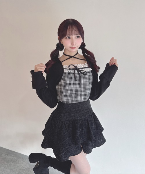 one way（ワンウェイ）の「レースボレロ風トップス（Tシャツ/カットソー・レディース・ベージュ系その他/グレー系その他/ブラウン系その他/ブラック系その他・FREE）」の18枚目の写真