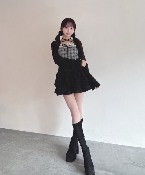 one way（ワンウェイ）の「レースボレロ風トップス（Tシャツ/カットソー・レディース・ベージュ系その他/グレー系その他/ブラウン系その他/ブラック系その他・FREE）」の19枚目の写真