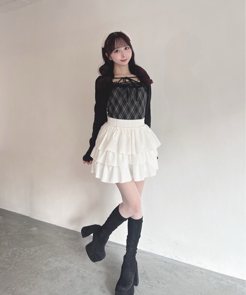 one way（ワンウェイ）の「レースボレロ風トップス（Tシャツ/カットソー・レディース・ベージュ系その他/グレー系その他/ブラウン系その他/ブラック系その他・FREE）」の10枚目の写真