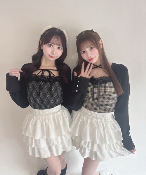 レースボレロ風トップス（Tシャツ/カットソー）｜one way（ワンウェイ