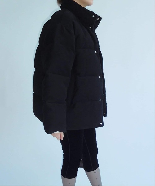 EDIT. FOR LULU（エディットフォールル）の「《追加》ベルベットパファージャケット（その他アウター・レディース・ブラック・FREE）」の3枚目の写真