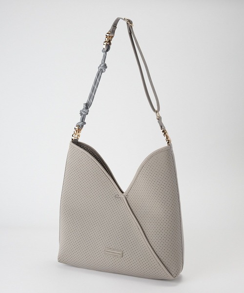 BARNYARDSTORM（バンヤードストーム）の「BARNYARDSTORM / 3WAYパンチングミニショルダーバッグ（トートバッグ・レディース・ブラウン/グレー・FREE）」の9枚目の写真