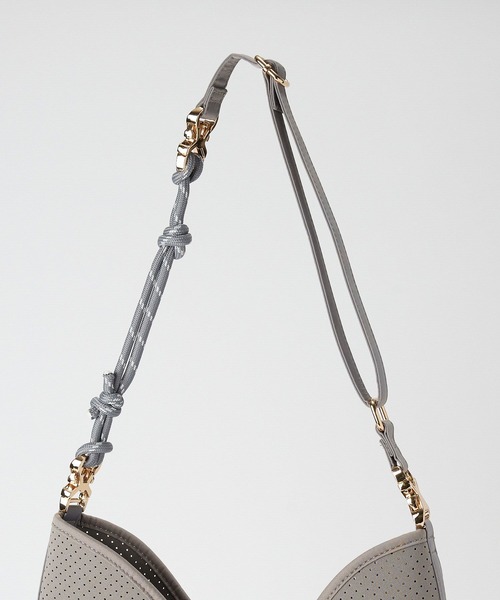 BARNYARDSTORM（バンヤードストーム）の「BARNYARDSTORM / 3WAYパンチングミニショルダーバッグ（トートバッグ・レディース・ブラウン/グレー・FREE）」の16枚目の写真