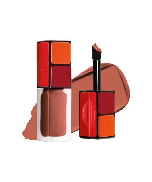 MAKE UP FOR EVER（メイクアップフォーエバー）の「アーティスト リキッド カラー マット（口紅/リップティント/グロス・レディース・438 - ステディ レッド ポピー/214 - クラウディ マシュマロ/001 - ワットエバー ブラック/260 リミットレス ベリー/825 - レイン イン パープル/901 - コバルト ブルー/608 - リミットレス ブラウン/606 - ウェアエバー ウォルナッツ/808 - バウンドレス ベリー/602 - コンプリート セピア/421 - ブラック チェリー/314 - グローイング ジンジャー/290 - ネバー エンディング プラム/270 - ピンク オブセッション/600 - エニウェア カフェイン/424 - ルージュ フォーエバー/240 - ローズ ナウ アンド オールウェイズ/206 - ドリーミー ピンク・FREE）」の6枚目の写真