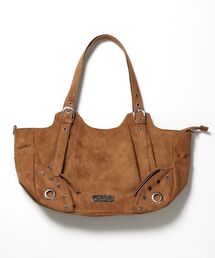 SEQUENZ（シークエンズ）の「【sqnz(エスキュンズ)】sqnz star eylet bag   フェイクレザー フェイクスウェード バック アジャスター ハンドバック ハトメ（トートバッグ）」