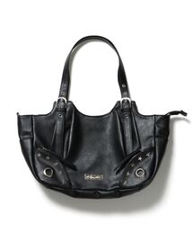 SEQUENZ（シークエンズ）の「【sqnz(エスキュンズ)】sqnz star eylet bag   フェイクレザー フェイクスウェード バック アジャスター ハンドバック ハトメ（トートバッグ）」