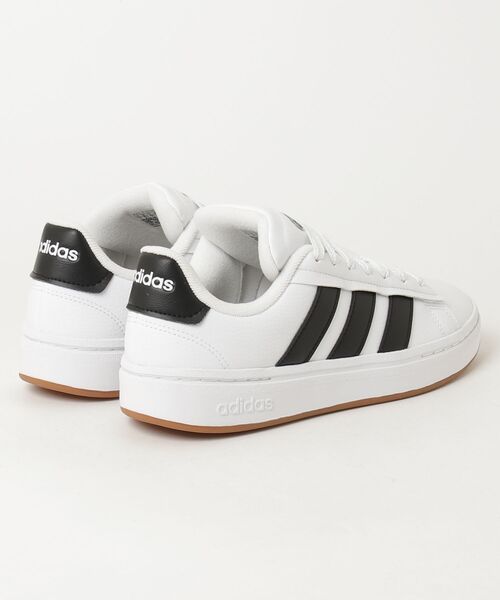 adidas（アディダス）の「【別注】アディダス adidas グランドコート アルファ00s 限定コラボ（スニーカー・メンズ・ホワイト×ブラック・25.0cm/25.5cm/26.0cm/26.5cm/27.0cm/27.5cm/28.0cm）」の2枚目の写真