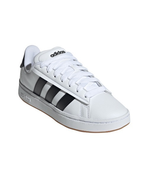 adidas（アディダス）の「【別注】アディダス adidas グランドコート アルファ00s 限定コラボ（スニーカー・メンズ・ホワイト×ブラック・25.0cm/25.5cm/26.0cm/26.5cm/27.0cm/27.5cm/28.0cm）」の6枚目の写真