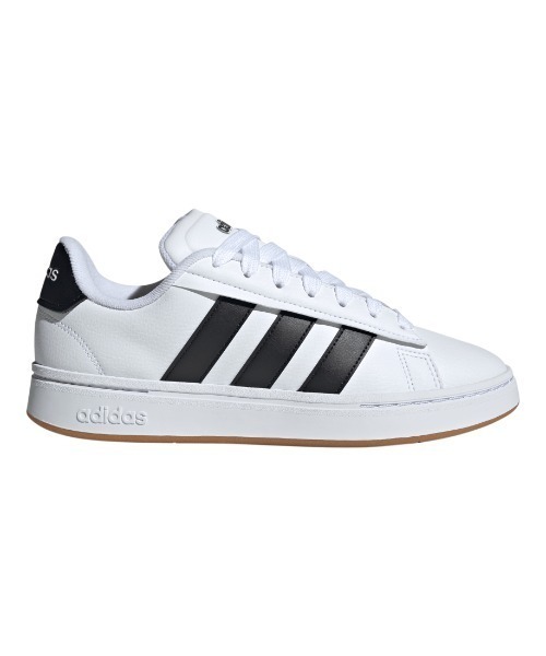 adidas（アディダス）の「【別注】アディダス adidas グランドコート アルファ00s 限定コラボ（スニーカー・メンズ・ホワイト×ブラック・25.0cm/25.5cm/26.0cm/26.5cm/27.0cm/27.5cm/28.0cm）」の5枚目の写真