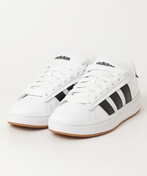 adidas（アディダス）の「【別注】アディダス adidas グランドコート アルファ00s 限定コラボ（スニーカー・メンズ・ホワイト×ブラック・25.0cm/25.5cm/26.0cm/26.5cm/27.0cm/27.5cm/28.0cm）」の12枚目の写真