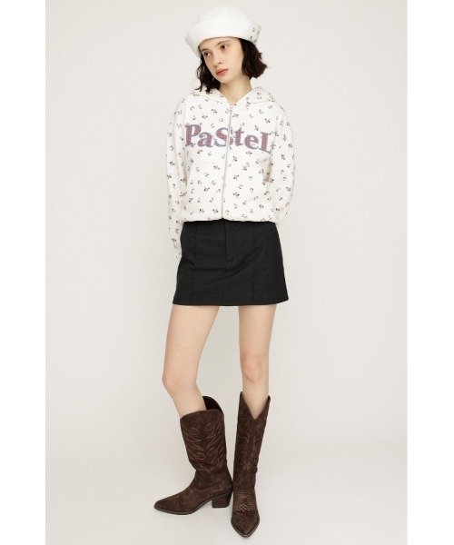 SLY（スライ）の「SKIRT LIKE S/PT スカートライク ショートパンツ 春服（スラックス・レディース・チャコールグレー/ネイビー・0/1）」の5枚目の写真